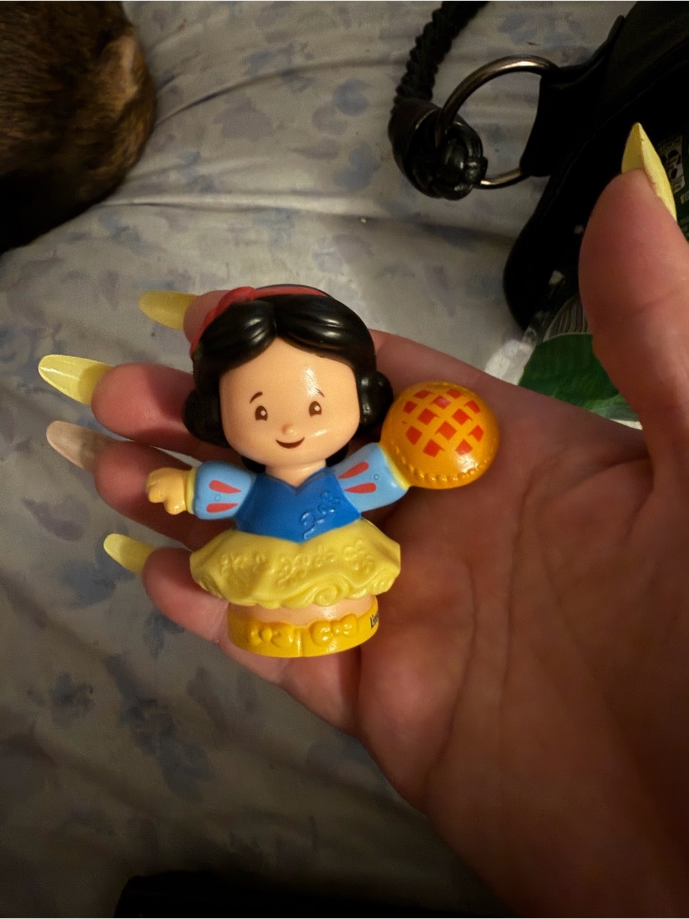 Classic Princess Toy Figurine in Yellow & Blue